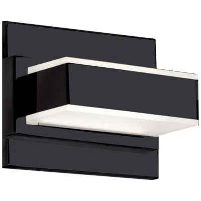Dainolite Cashman 4 1/2" High Matte Black Led Wall Sconce