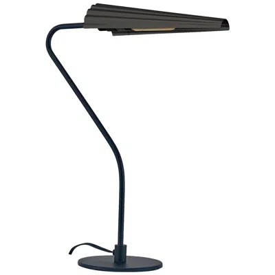 Dainolite Cassie 21.75" High Matte Black Table Lamp With Matte Black Shade