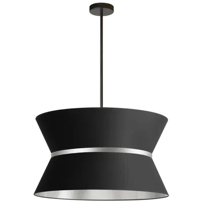 Dainolite Caterine 24" Wide 4 Light Matte Black Pendant