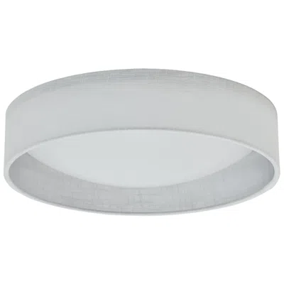 Dainolite Cfld 15" Wide Micro White Shade Led Flush Mount
