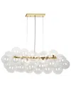 Dainolite Comet 10-light Horizontal Pendant In Multi