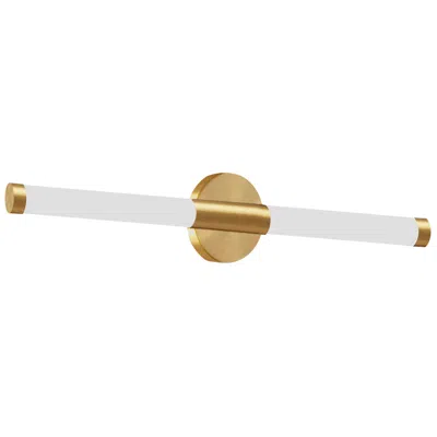 Dainolite Corvette 4.5" High Aged Brass 12w Wall Sconce In Gold