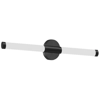 Dainolite Corvette 4.5" High Matte Black 12w Wall Sconce