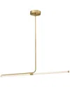 Dainolite Corvette Horizontal Pendant In Gold