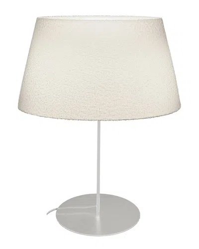 Dainolite Dalia 1-light Table Lamp In Silver