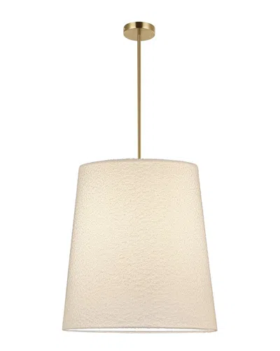 Dainolite Dalia 1-light Tapered Drum Pendant In Gold