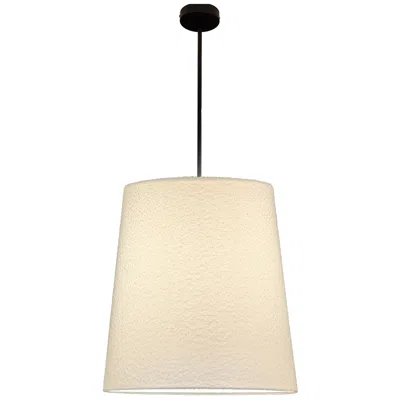 Dainolite Dalia 1-light Tapered Drum Pendant In Black