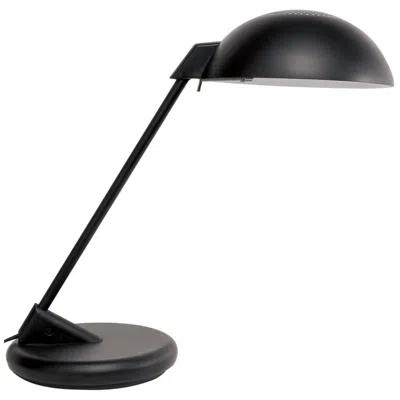 Dainolite Denali 17" High Matte Black Angled Arm Modern Desk Lamp