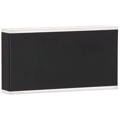 Dainolite Emery 5" High Matte Black 20w Led Wall Sconce With Frosted Acrylic Dif