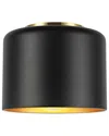 Dainolite Emilia 1-light Flush Mount