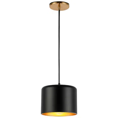 Dainolite Emilia 8" Wide 1 Light Aged Brass Pendant