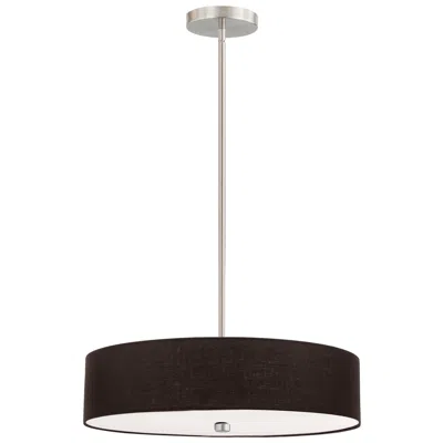 Dainolite Everly 20" Wide 4 Light Satin Chrome Pendant