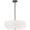 Dainolite Everly 4-light 2 Tier Pendant In White