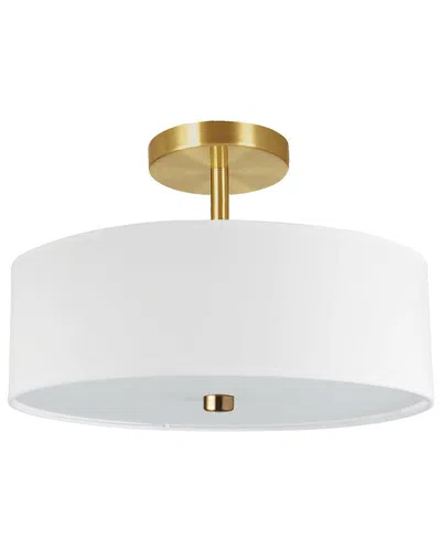 Dainolite Everly 3-light Semi-flush Mount In Multi