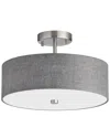 Dainolite Everly 3-light Semi-flush Mount In Multi