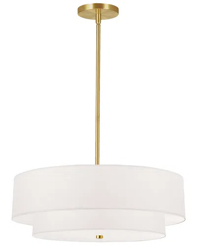 Dainolite Everly 4-light 2 Tier Pendant In Multi