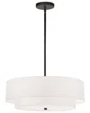 Dainolite Everly 4-light 2 Tier Pendant In White