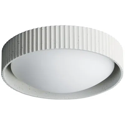 Dainolite Fabiana Led Flush Mount In White