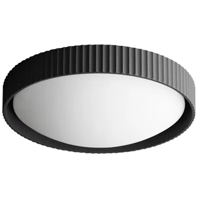 Dainolite Fabiana Led Flush Mount In Black