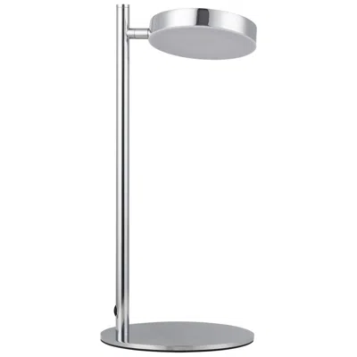Dainolite Fia 15" High Satin Chrome Modern Led Desk Or Table Lamp