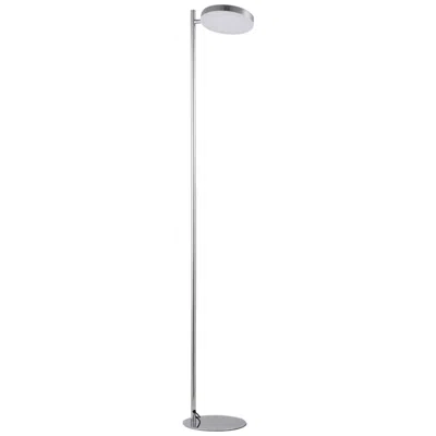 Dainolite Fia 60 1/2" High Satin Chrome Modern Led Floor Lamp