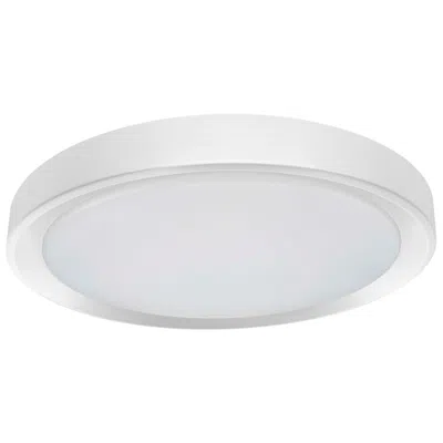 Dainolite Flynn 11.75" Wide Matte White 24w Flush Mount