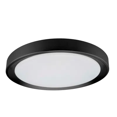 Dainolite Flynn 11.75" Wide Sandy Black 24w Flush Mount