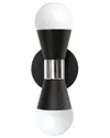 Dainolite Fortuna 2-light Wall Sconce