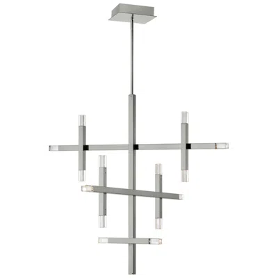 Dainolite Francesca 35.5" Wide Polished Chrome 42w Chandelier