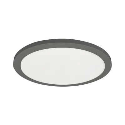 Dainolite Franchesa 7" Wide Matte Black Led Flush Mount