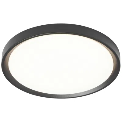 Dainolite Frida 15.75" Wide Sandy Black 30w Flush Mount