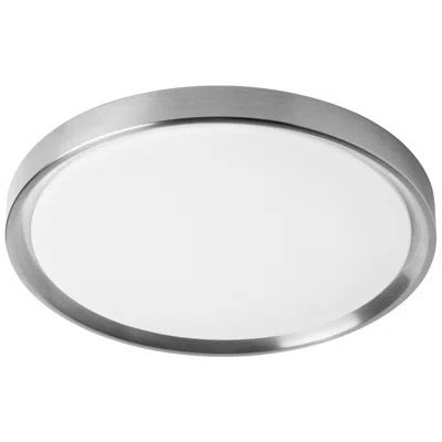 Dainolite Frida 15.75" Wide Satin Chrome 30w Flush Mount