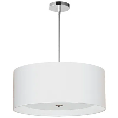 Dainolite Helena 22" Wide 4 Light Polished Chrome Pendant