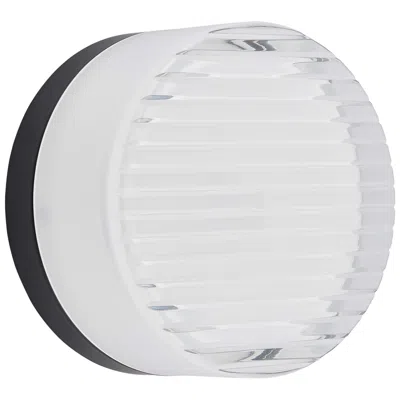 Dainolite Lucia 5.3"h Matte Black 15w Wall Sconce W/ Fluted Diffuser