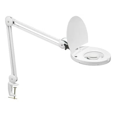 Dainolite Magnifier,a-bracket White In Metallic
