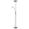 Dainolite Three Light Floor Lamp In White