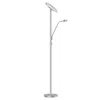 Dainolite Mother & Son Floor Lamp, Satin Nickel Finish In Silver