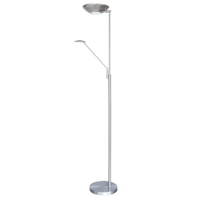 Dainolite Mother & Son Floor Lamp, Sc Finish In Metallic