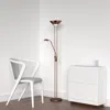 Dainolite Mother & Son Floor Lamp In Brown