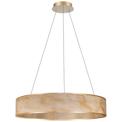 Dainolite Nena Led Drum Pendant In Gold