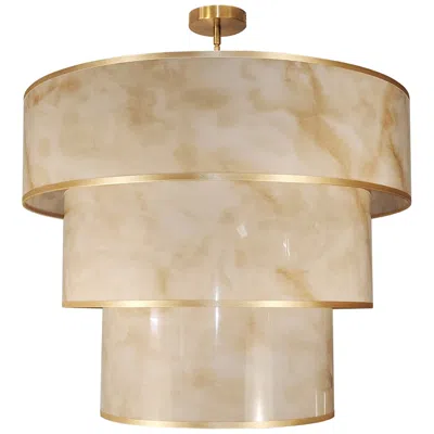 Dainolite Nena 9-light Tiered Pendant In Gold