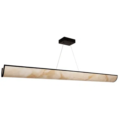 Dainolite Nena Led Horizontal Pendant In Brown