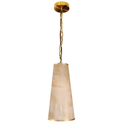 Dainolite Nena 1-light Tapered Drum Pendant In Gold