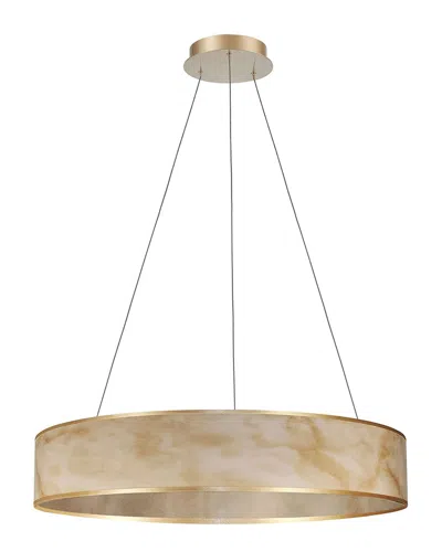Dainolite Nena Led Drum Pendant In Neutral
