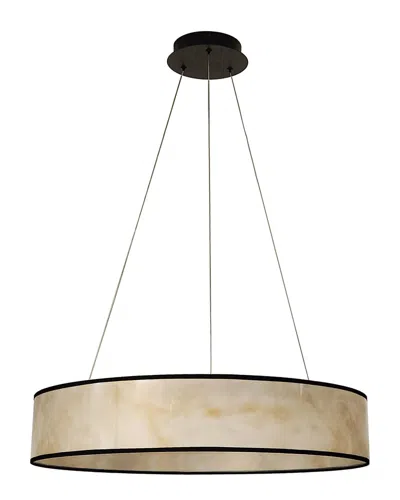 Dainolite Nena Led Drum Pendant In Neutral