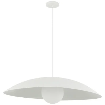 Dainolite Olivia 23.5" Wide Matte White, White Pendant