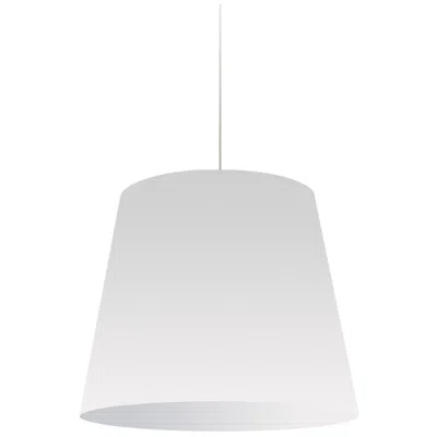 Dainolite Oversized Drum 20" Wide Medium White Shade Pendant In Multi