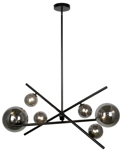 Dainolite Pamela 6-light Horizontal Chandelier In Multi