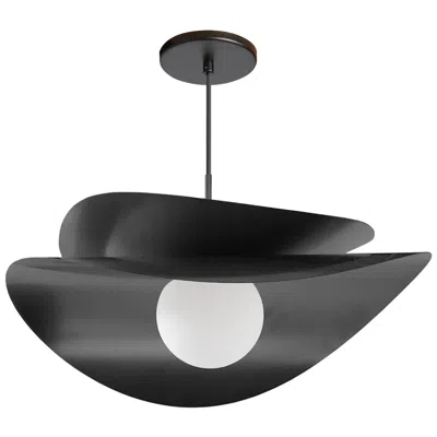 Dainolite Paven 20" Wide Matte Black Finish Pendant