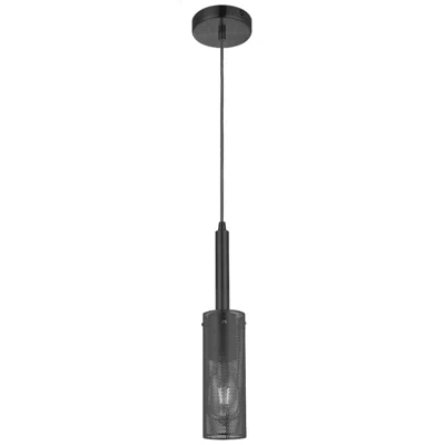 Dainolite Percy 3" Wide Matte Black Finish Pendant